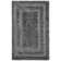 Tapis gris à motif géométrique Assar