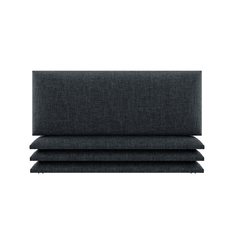 All Upholstered Headboard, Small, Weave Blue Denim