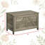 Banc de rangement de style campagnard avec armoire rabattable pour une organisation polyvalente et un décor élégant