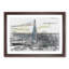 The Shard London England Skyline in Abstract - Framed Print-55770907-55770908