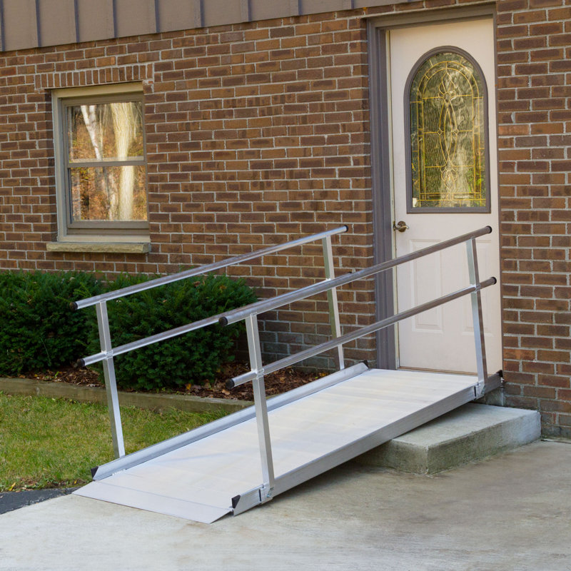 Silver Spring Metal Modular Ramp, 5" H x 36" W x 60" L