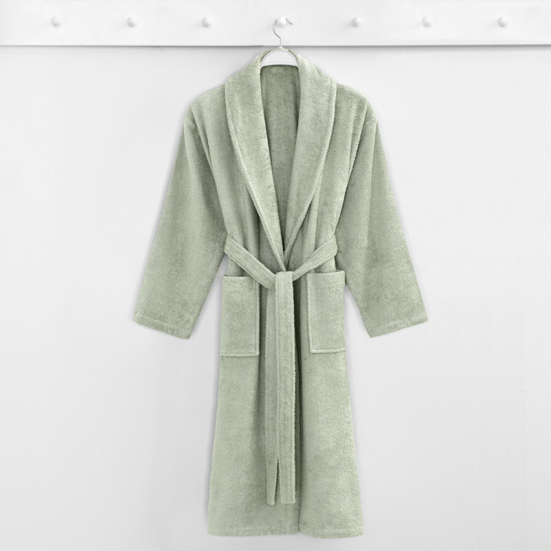  Peignoir 100% coton Brittany, Grand / Très grand, Vert