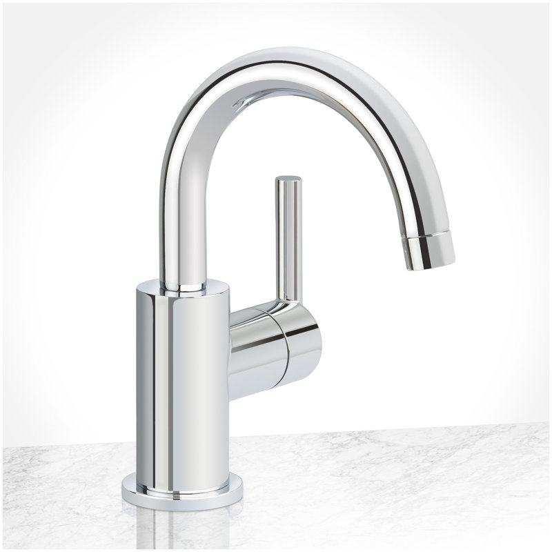 Mia 1.2 GPM Single Hole Bathroom Faucet, Polished Chrome