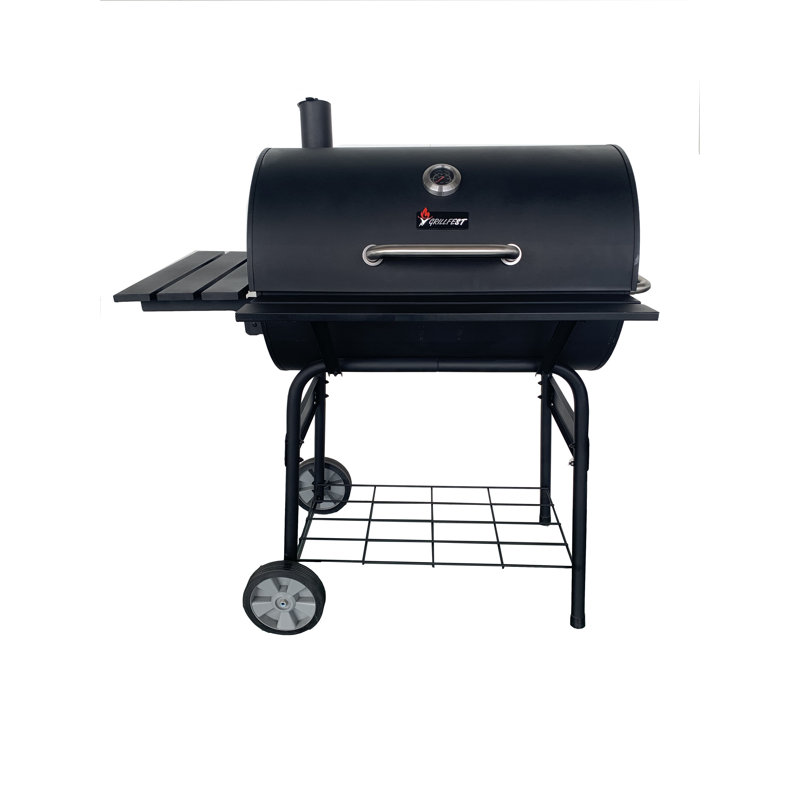 GrillFest 41.535433070866 in. W Bumper Plate Grill / Smoker Combo Charcoal Grill Gas & Charcoal Combo Grill
