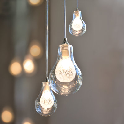 Luminaire suspendu 3 lumières Gem
