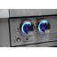 Mont Alpi 6-Burner 90 Degree Corner Deluxe Stainless Steel Island BBQ Grill + Kegerator Refrigerator