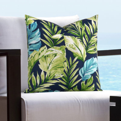 Solarium Floral Outdoor Throw Pillow