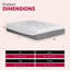 Matelas en mousse viscoélastique gélifiée ultra moelleux de 13 po de fermeté moyenne dans une boîte avec housse en jacquard double couche-2074646711