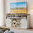 Cecilly TV Stand for TVs up to 65" with 2 Sliding Barn Doors and Built-In Charging Station-491106488