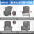 Polyester Box Cushion Wingback Slipcover-530272718