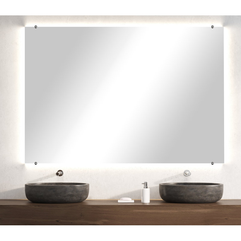 Cheston Flat Wall Mirror, 33.5" x 42"