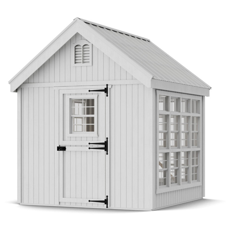 Colonial Gable Greenhouse, 8' x 8', Yes