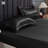 Satin Fitted Sheet Set with Pillowcases – Smooth, Breathable, Wrinkle-Resistant, Machine Washable, Easy Care, Comfortable Bedding for Adults, Hotels, Apartments, and Home Use-123140258-123140252
