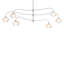 Ume 6 - Light Unique Tiered Chandelier-2001465414-1906966991-1906966979