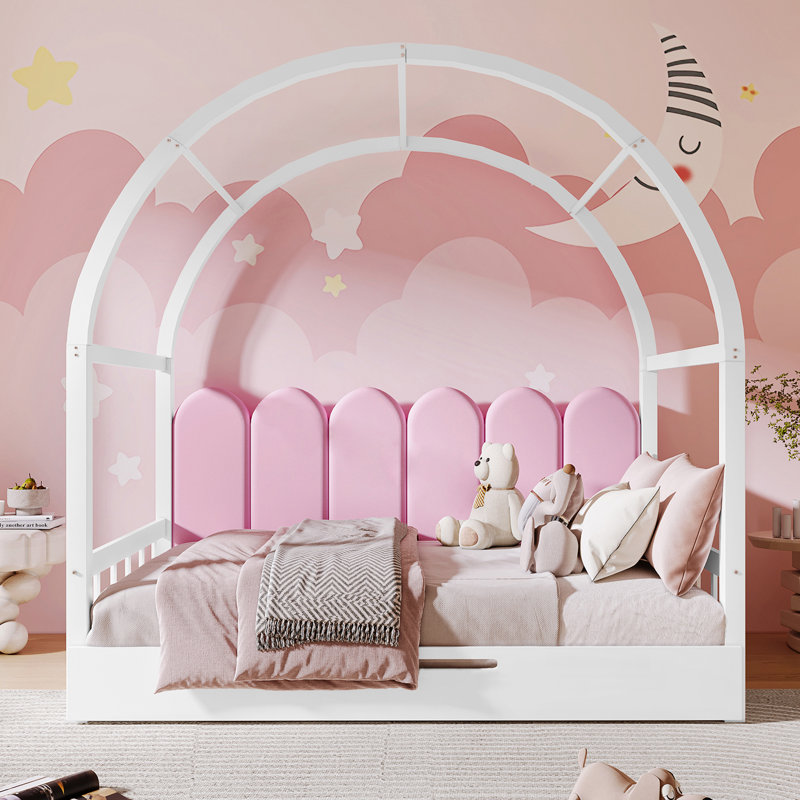European Double (140 X 200 Cm) Daybed, Pink