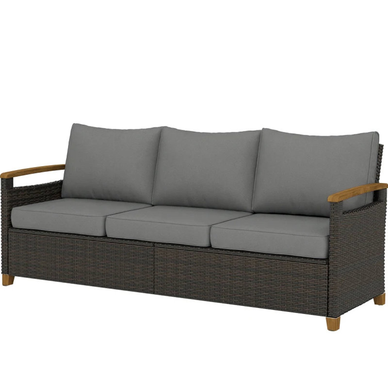 Comfort Couch Sofa,Wicker Outdoor Sofa,Deep Seat Sofa