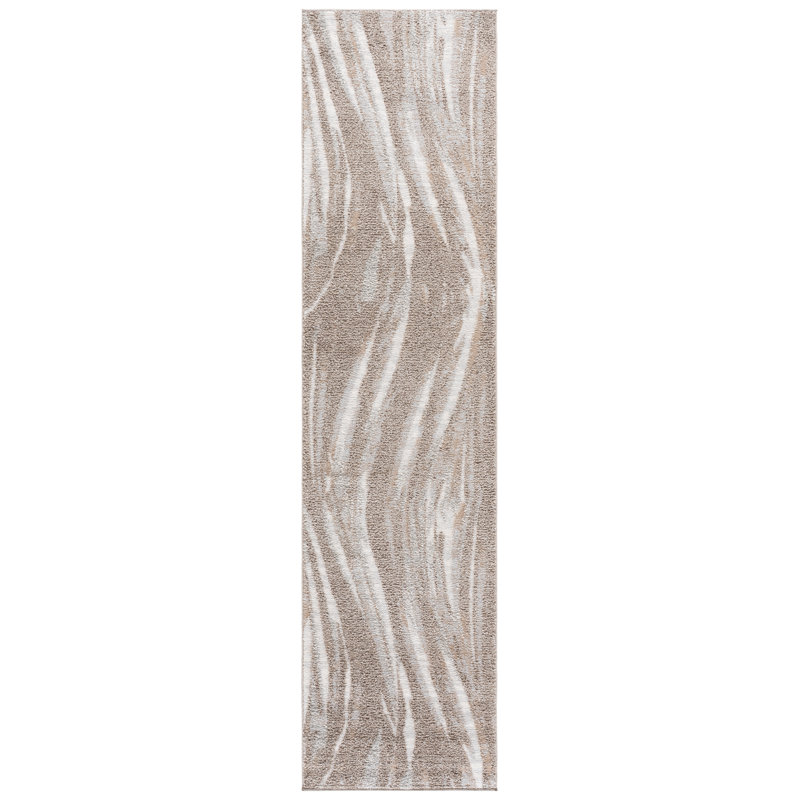 Wave Performance Abstract Indoor Rug, Runner 2'2" x 9'