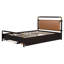 Grand lit plateforme avec 2 grands tiroirs et un lit gigogne pour une chambre confortable-993488827
