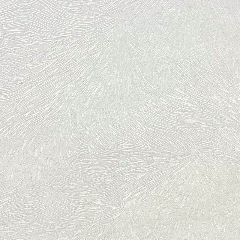Tissu de velours abstrait polyvalent 110 "par la cour, Blanc