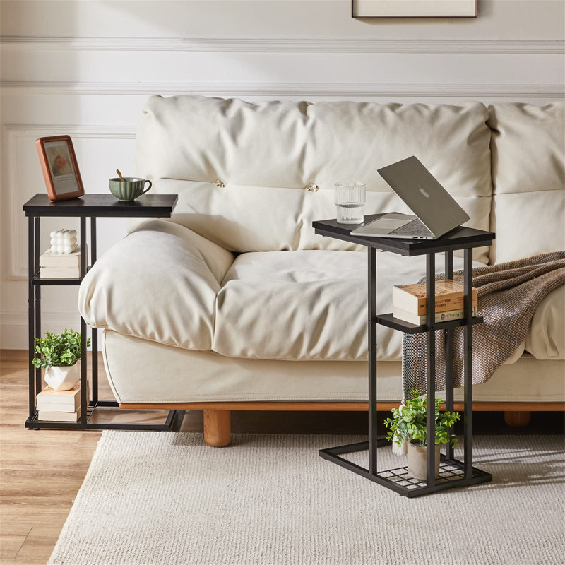 Bobker End Table, Black, Black