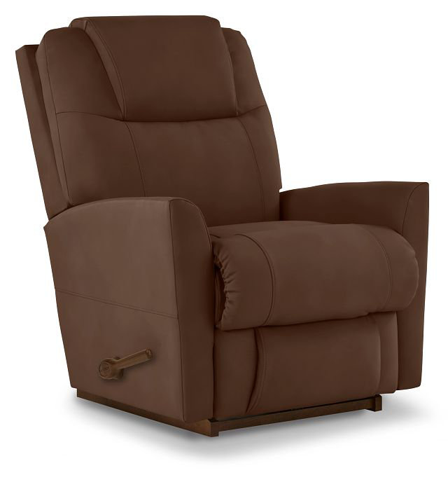 Sparrow Leather Rocking Recliner with Power Headrest and Lumbar