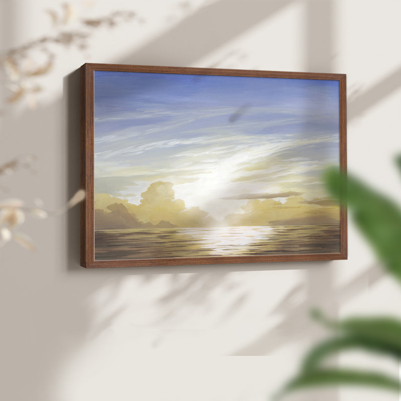 «Luminous Waters III», reproduction encadrée, Noyer, H 11 po x l 14 po