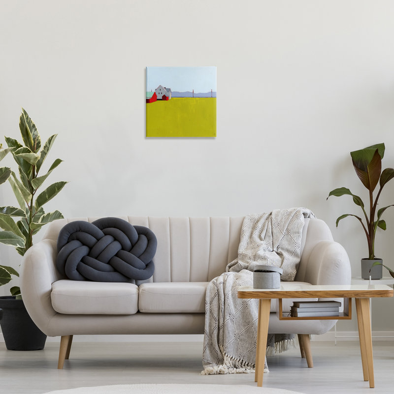 «Farmhouse & Shed Landscape Canvas», conception par Ruth LaGue, H 17 po x l 17 po