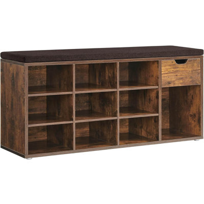 Wood Storage Bench