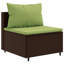 Ensemble de patio 8 pièces avec coussins en rotin Latitude Run®-1715373218-1715373223