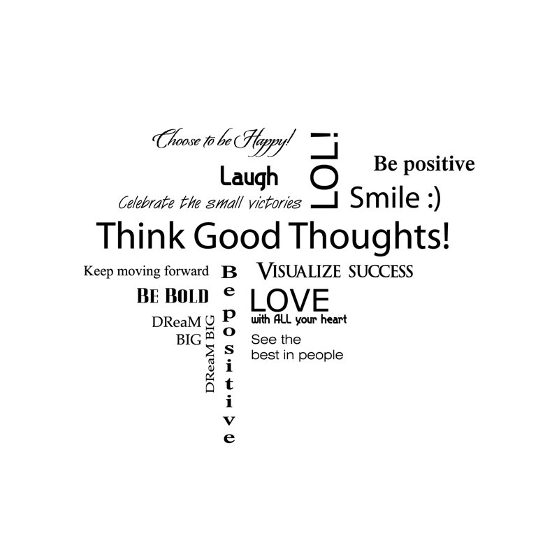 Text & Numbers Non-Wall Damaging Wall Decal