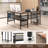 Ardeley L-Shaped Metal Base Computer Desk with Power Outlet