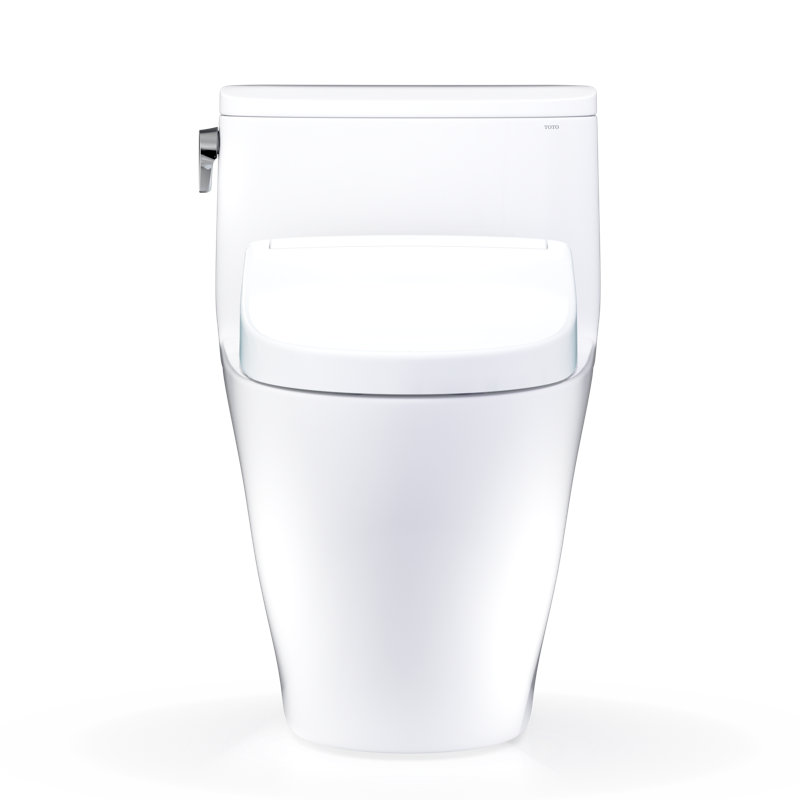 TOTO® WASHLET®+ Nexus® One-Piece Elongated 1.28 GPF Toilet and WASHLET S5 Bidet Seat, Cotton White - MW6423446CEFG#01