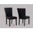 2Pc Transitional Upholstered Side Chair With Nailhead Trim