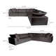 Tila 5 - Piece Performance Fabric Modular Sectional