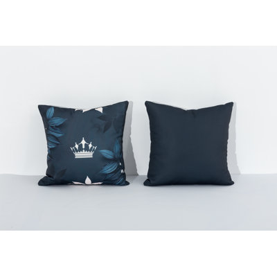 Akira Indoor / Outdoor Floral Square Throw Pillow Cover