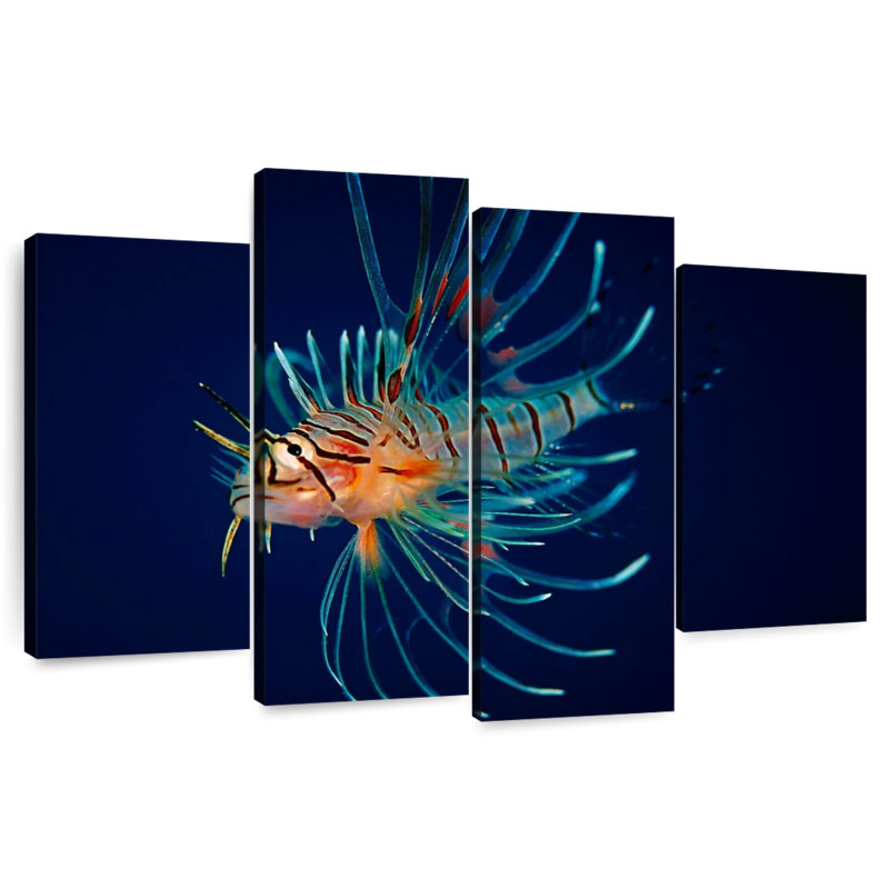 Colorful Lionfish, 22" H x 36" W
