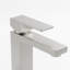 Robinet pour salle de bain à poignée simple, acier inoxydable, nickel brossé | Idée de cadeau-123158779