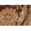 Tapis brun / marron en laine noué à la main de style oriental rectangulaire 9 pi 2 po x 11 pi 5 po Baftjar