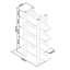 Bowenfels 180cm H x 120cm W Floating Bookcase-29134044