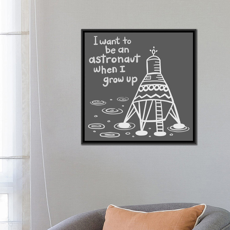 « outerspace/black ii », impression sur toile, H 37 po x l 37 po x P 1,5 po, Toile avec cadre noir, Pas de tapis