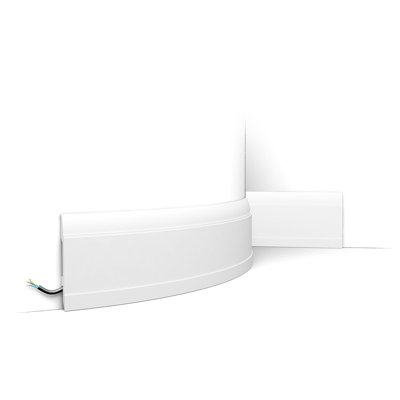 Moulure en polyuréthane souple apprêté blanc P 5/8 po x l 5-7 / 8 po x L 78-3 / 4 po