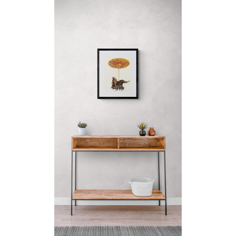 Project Blue Book, Case File 542 Print by Lisa Eisenbrey, Black Framed Canvas, 33" H x 25" W