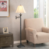 Herscher 59.25'' Burnished Bronze Swing Arm Floor Lamp