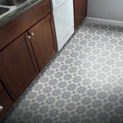 Ahfir 8" x 8" Cement Singular Wall & Floor Tile