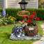 Statue jardinière Schnauzer