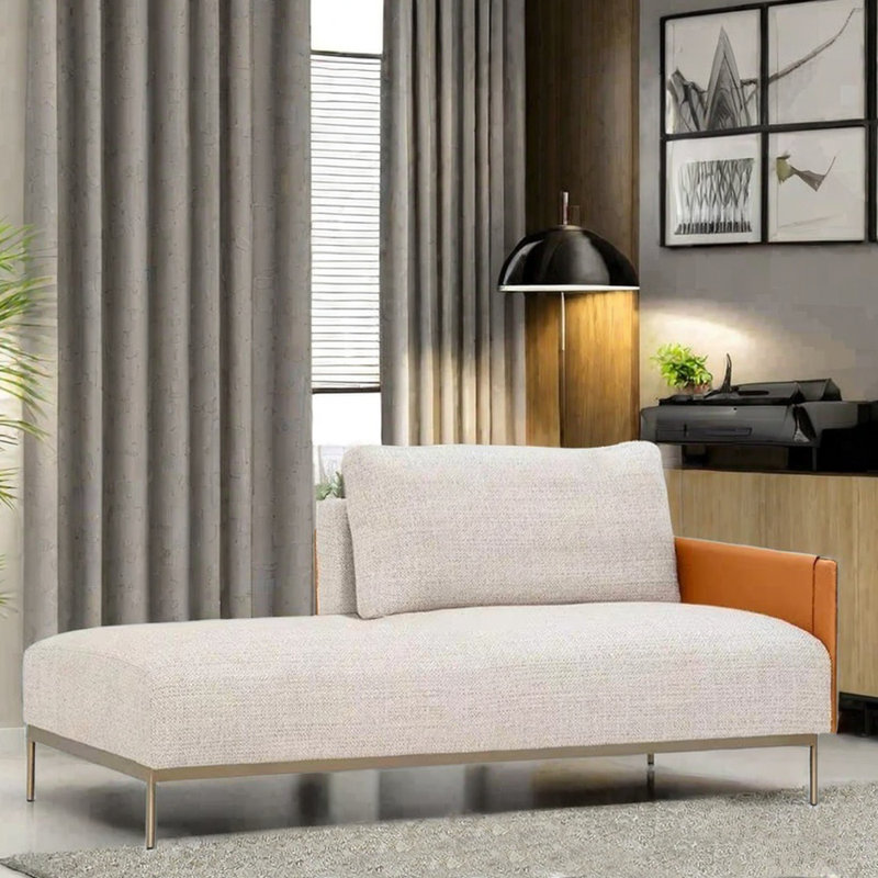 Comfortable recliner with solid wood frame, Right Hand Facing