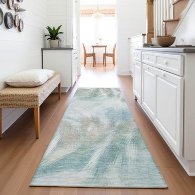 Tapis intérieur / extérieur lavable à la machine Sky Xhevrie