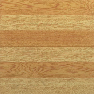 Light Wood Slats Self Adhesive 12" x 12" x 1.2mm Vinyl Tile