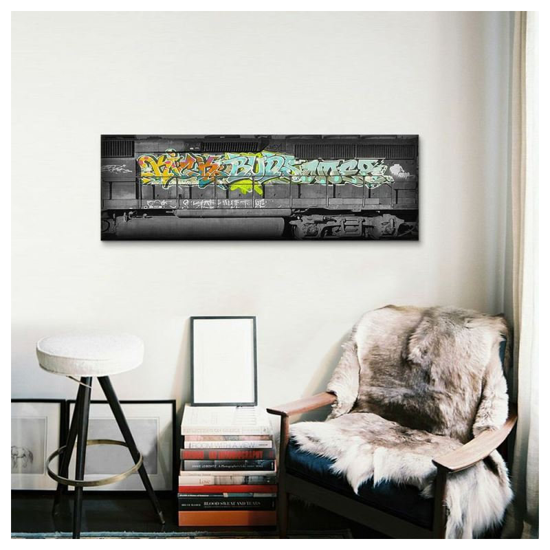 Impression sur toile, "buddy train"