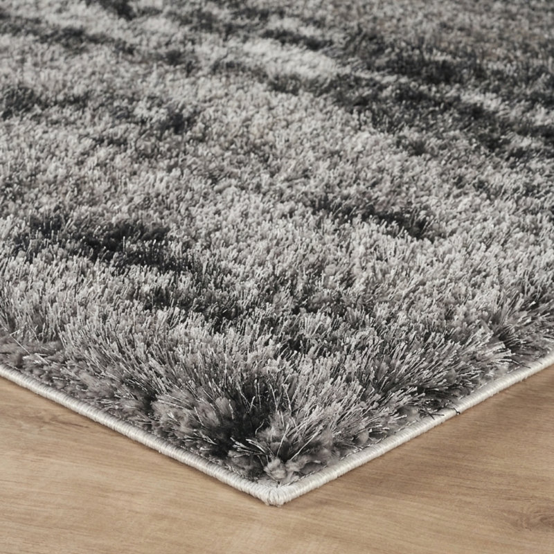Tarbox Solid Colour Shag Area Rug, Rectangle 200 x 290cm